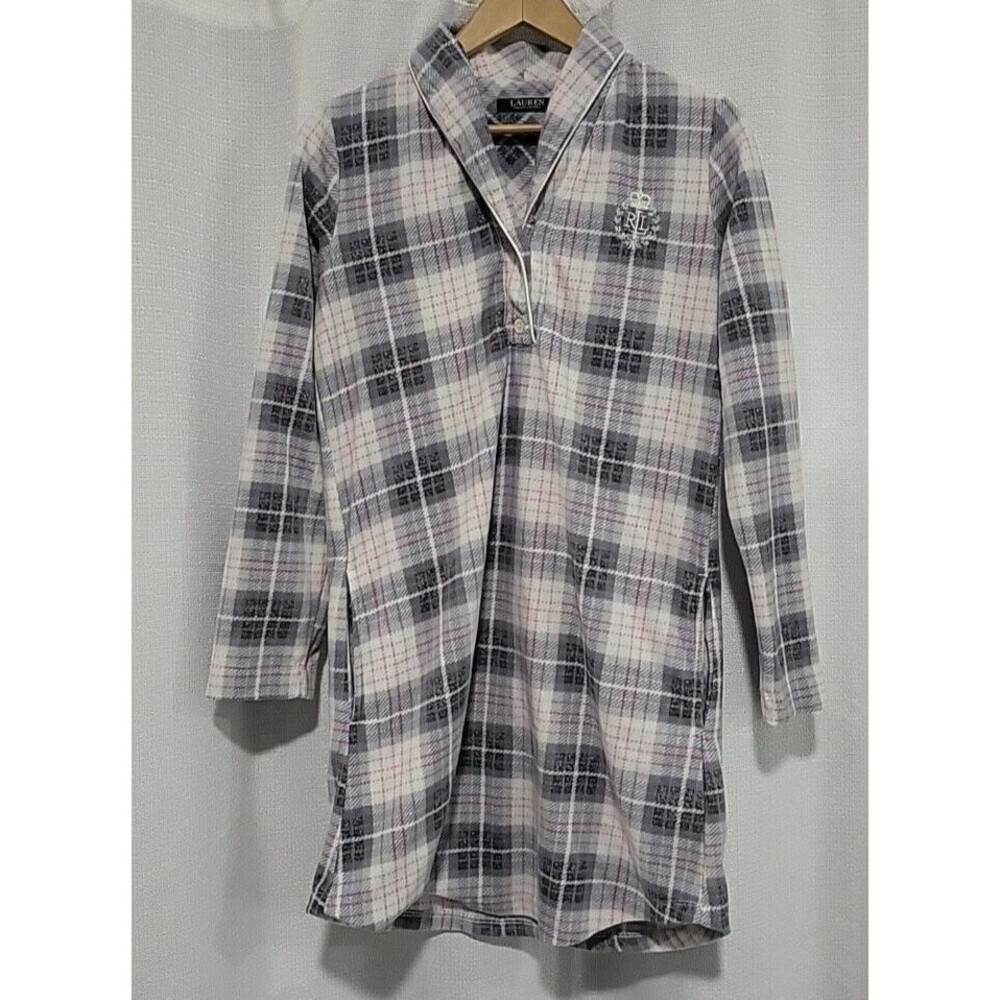 Lauren Ralph Lauren Black Label Soft Pajamas Sleep Shirt Nightgown XS